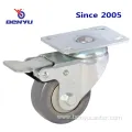 Swivel TPR Caster with Side Brake